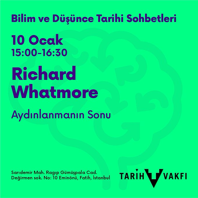 Richard ile 20 senedir tanisiriz, kendisi ile Istanbulda bir konusma yapacagiz, cok mutluyum. Hepinizi bekleriz yarin Tarih Vakfina.