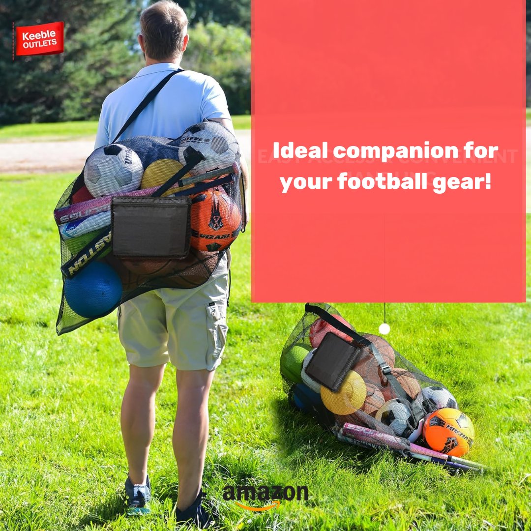 KeebleOutlets's tweet photo. Score big with the ultimate companion for your football gear! Elevate your game today – Shop Now! ⚽🎒
#keebleoutlets #meshbags #footballbags #soccerballbags #game #sports #multipurposebags #shopnow https://t.co/GdALaDwVeb