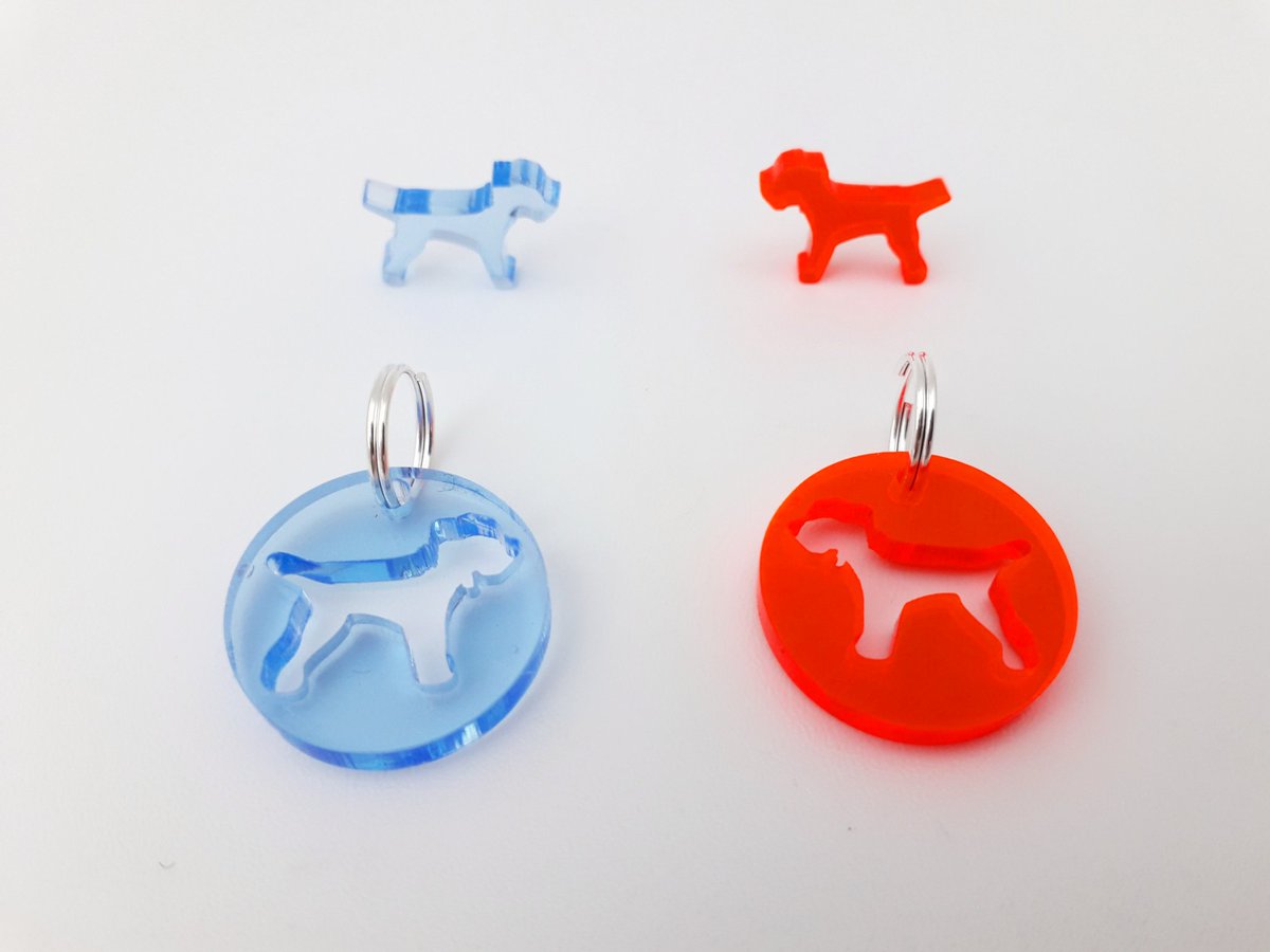 misheleneous.etsy.com/listing/399168… ❤️ Dog tags are Red, Collar accessories are Blue, they're cute gifts for man's best friend, and you get the missing piece too! 💙 #MHHSBD #EarlyBiz #etsy