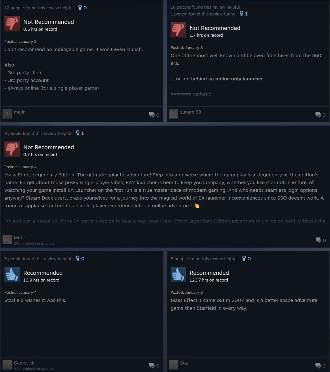 Fu7uristic's tweet image. My Steam Reviews &amp;gt; NPC's Steam Reviews