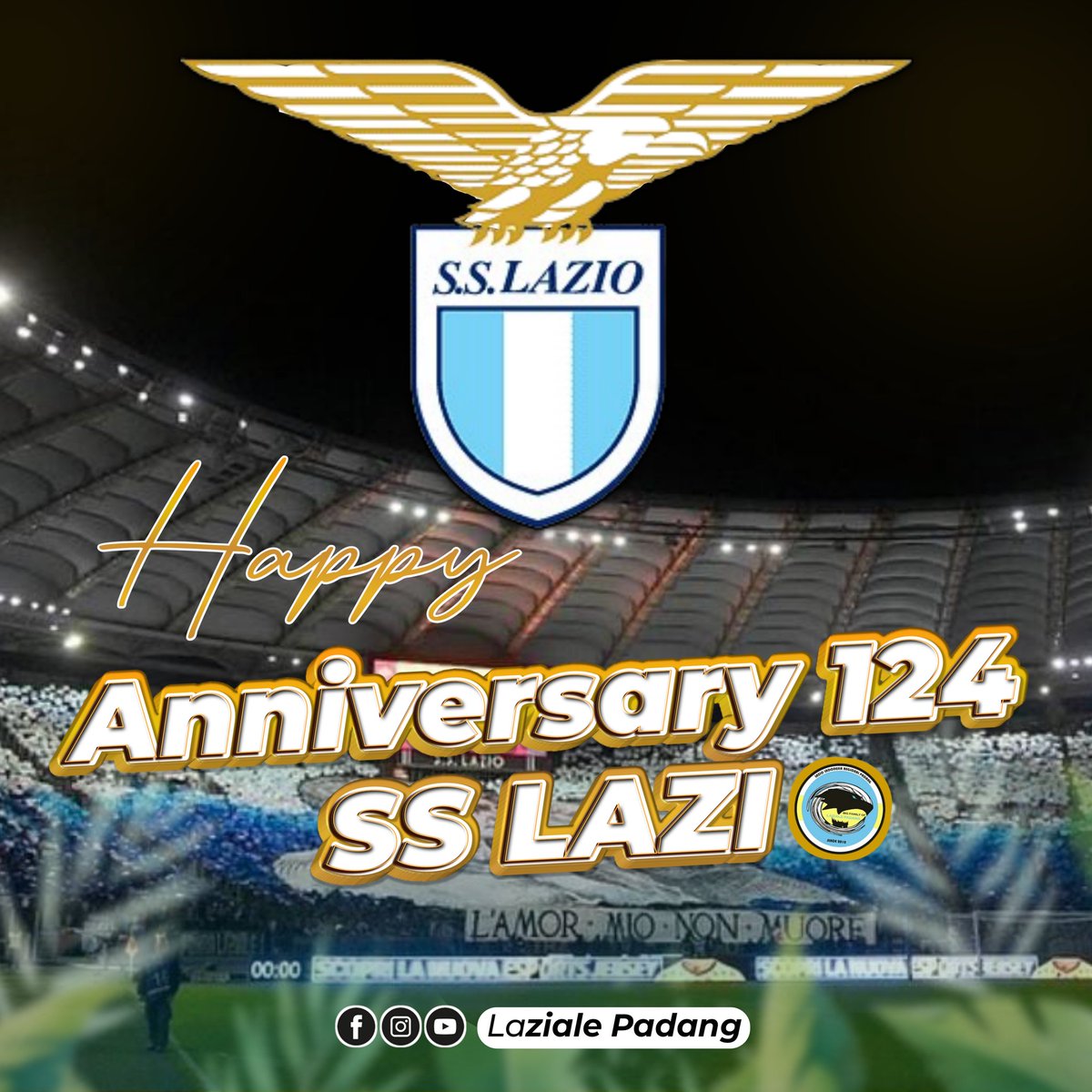 Tiamo 💙 <a href="/OfficialSSLazio/">S.S.Lazio</a> 🦅