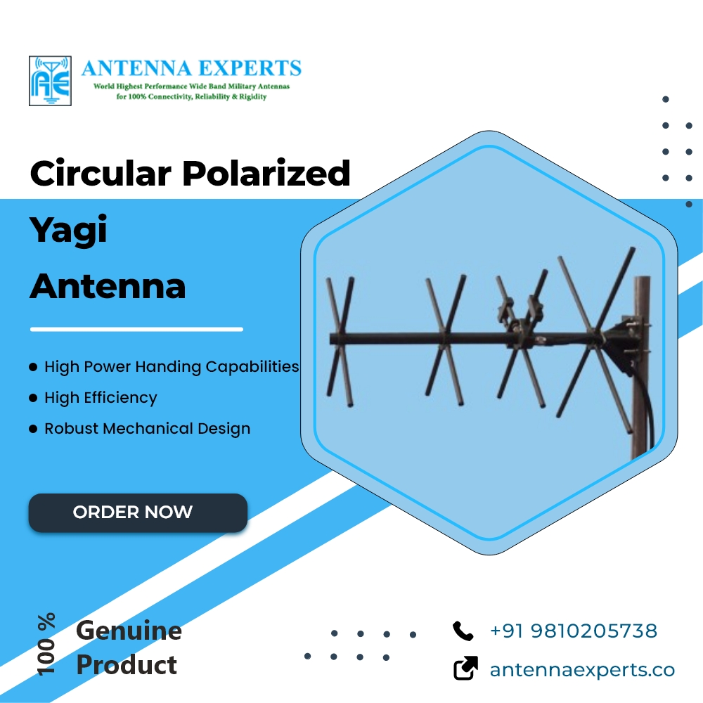 antenna_experts's tweet image. Say goodbye to signal distortion! Our Circular Polarized #YagiAntenna ensures crystal-clear communication and consistent signal strength from all angles. At #AntennaExpert, get best deals on #circularpolarized #YagiAntennas ranging.
🌐: bit.ly/3ObNytz
📞: +91 9810205738