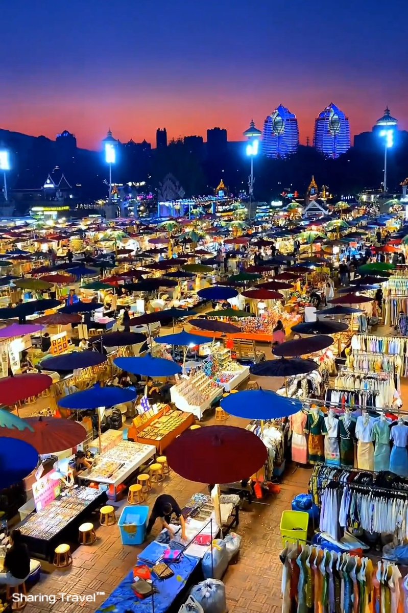 The night market in Xishuangbanna, Yunnan.