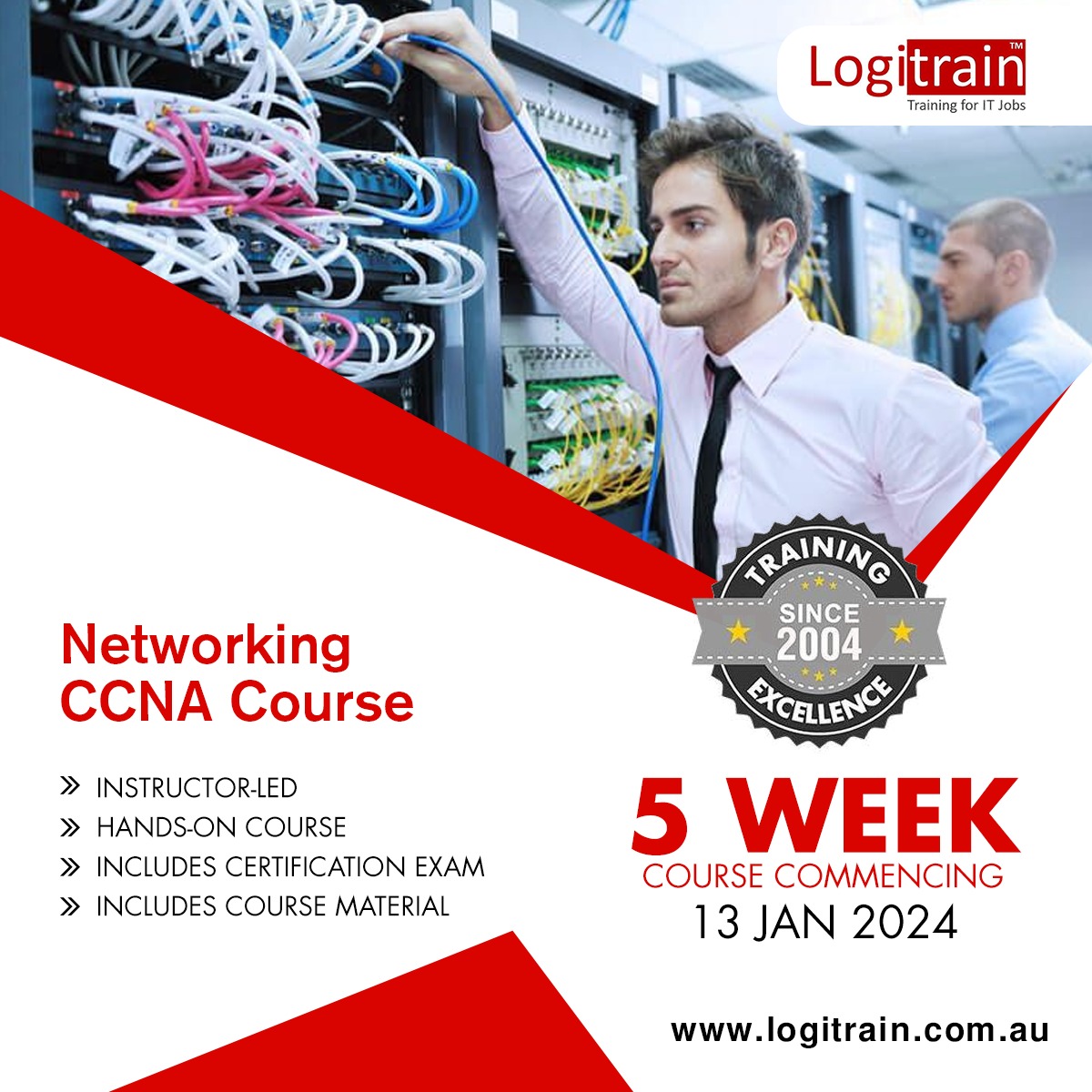 logitrain's tweet image. CCNA v7 200-301 Training
Starting from 13 Jan 2024 @ 09:30am to 5pm
Call/ WhatsApp: +61 1800 159 151
Email: info@logitrain.com.au
Visit us: logitrain.com.au/courses/cisco-…
#cisco #ccna #ccnp #network #network_engineer #technology #networking #tech #router #switch
