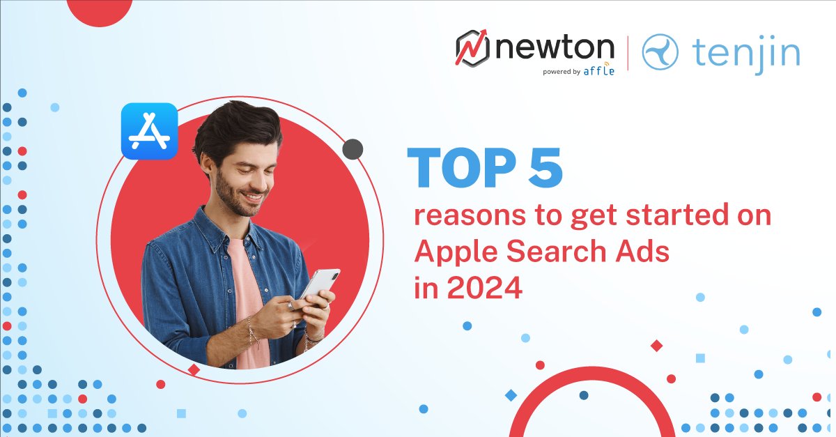 🚀 Exciting News for App Developers! 📱✨ Check out our latest guest post by Newton, a performance-focused #iOS app growth platform powered by <a href="/affle/">affle</a> , on the "Top 5 reasons to get started with Apple Search Ads in 2024" 🌐

👉 tenjin.com/blog/top-5-rea…