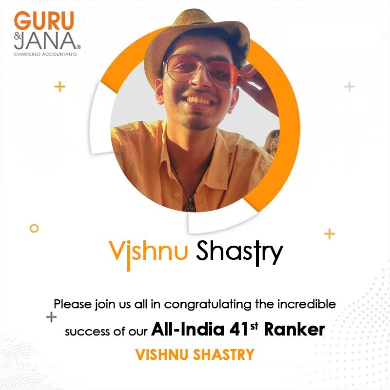 gurujanasocial's tweet photo. Our proud jewel in the cap - 41st CA Final All-India Ranker Vishnu Shastry
#ca #caexams #carank #AIR #gurujana #caarticle #exceptionalresults #exaamresults #couldnine #overthemoonL https://t.co/J0CS2mr3EZ