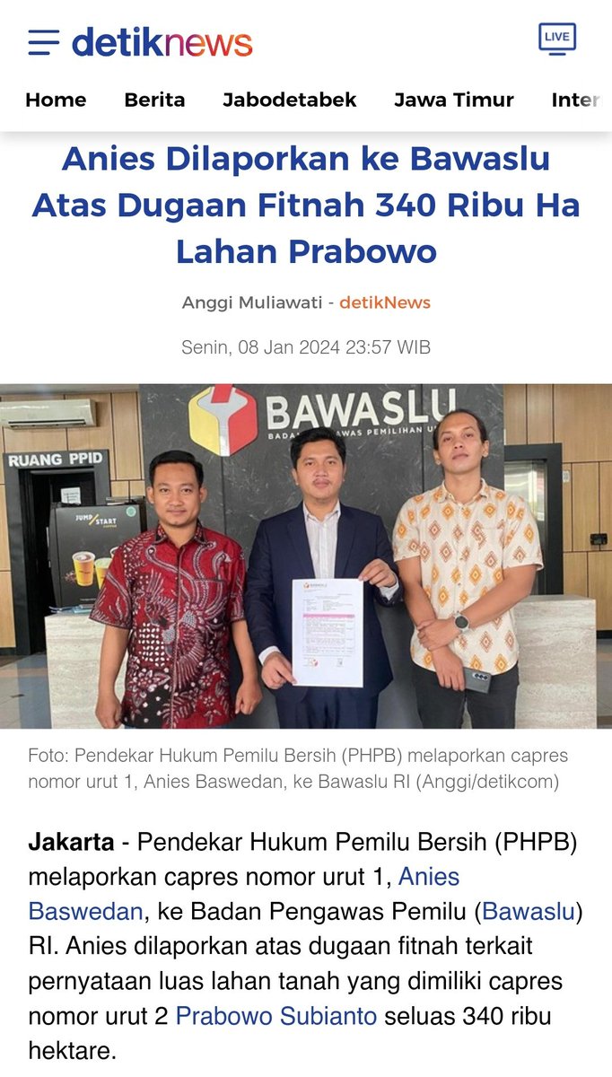 ARSIPAJA's tweet photo. Dilaporin fitnah 340 ribu hektar ternyata orangnya ngaku punya hampir 500 ribu hektar, malah lebih GEDE 😭😭😭 https://t.co/bf0hfN5h1Y