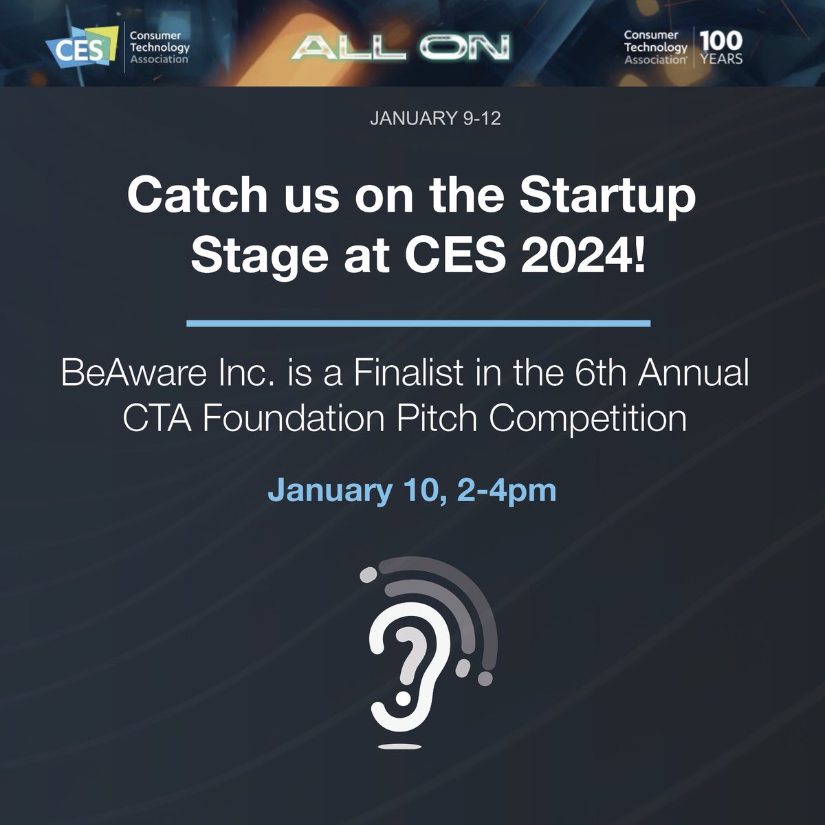 BeAware, the d/Deaf Assistant #CES2024 tweet media