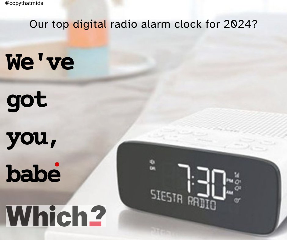 copythatmids's tweet image. Wakey, wakey, rise and SHINE!!

Let’s get into it bright and early today OMBLES… plenty of time to enter a few each before the 6pm GMT deadline.

One Minute Brief of the Day:
Create posters to advertise #AlarmClocks ⏰ @oneminutebriefs @whichuk