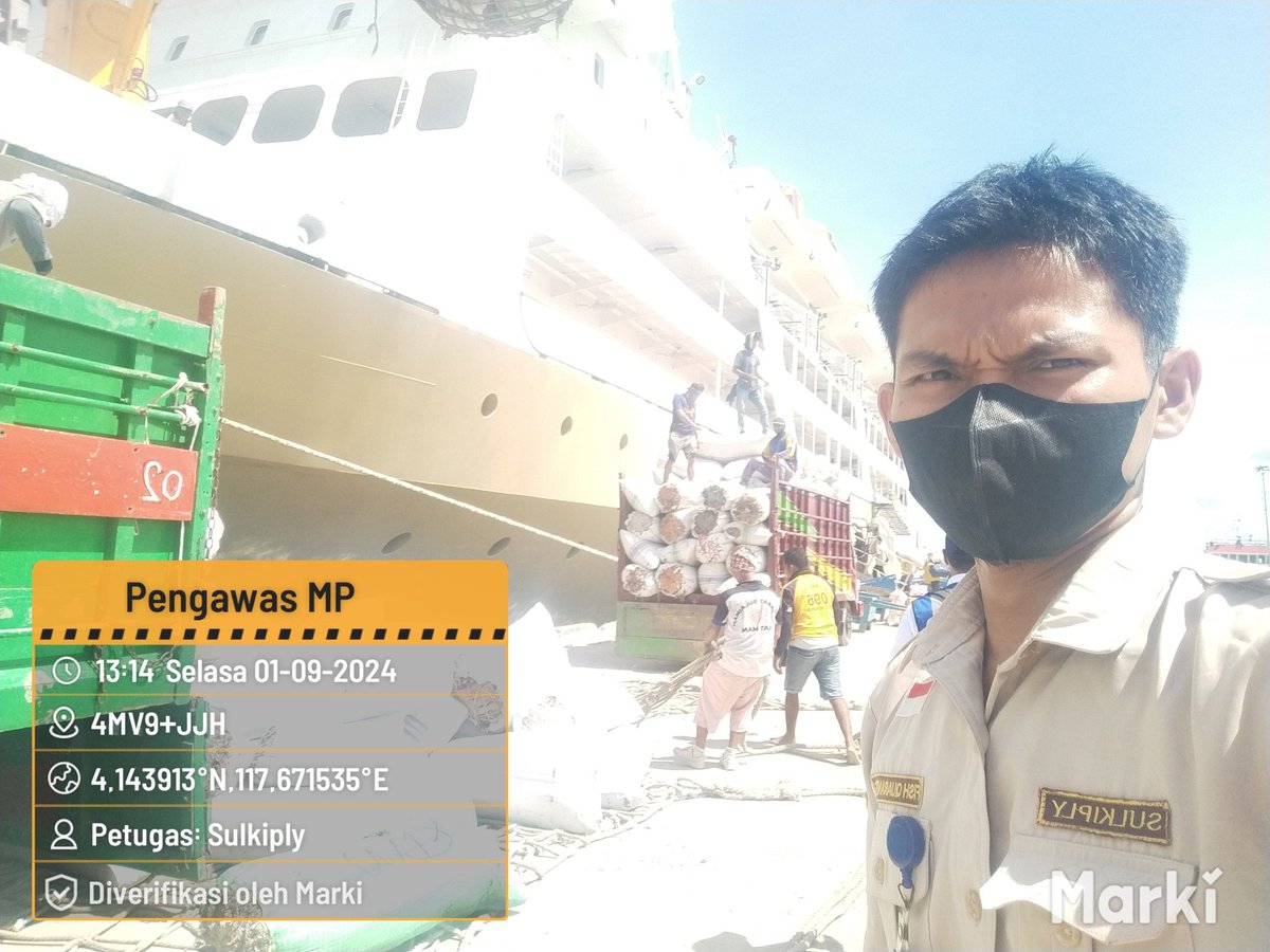 BKIPMNunukan's tweet photo. 09/01/2024
#SalamBahari
Laporan Giat Wilker Nunukan,
Pengawasan kedatangan dan keberangkatan pemuatan MP Rumput Laut Kering sebanyak 59.300 Kg/700 Koli tujuan Pare2 Via KM. Lambelu
@bkipm_kkp
@BKIPMTarakan
#KKPThrive https://t.co/sx0pq491cJ
