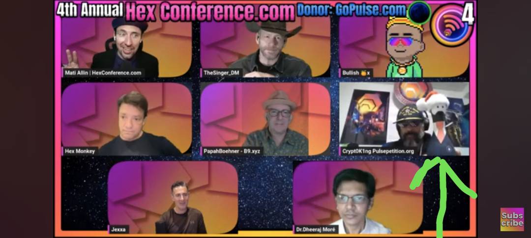 crypt0k1ng's tweet photo. @MatiAllin @hexconference @GoPulsecom Was great having @Hexologist31 on the panel. BOOM ๐ฅ๐๐ฅ๐๐ฅ
#SemperDeFi #HEX #PulseChain https://t.co/5hATWxhjSH