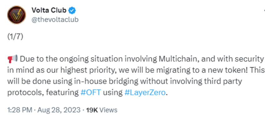 stasevichDaDa's tweet photo. #voltaclubscam
So 1st, old #wmemo now new #voltaclub team makes an announcement of migration to new token.
Next they migrate, and few month after migration. They decided to stop migrating/cut old #wmemo investors by passing a made up deadline that 70% missed! Fking #classic https://t.co/Ngk3ugmiNI