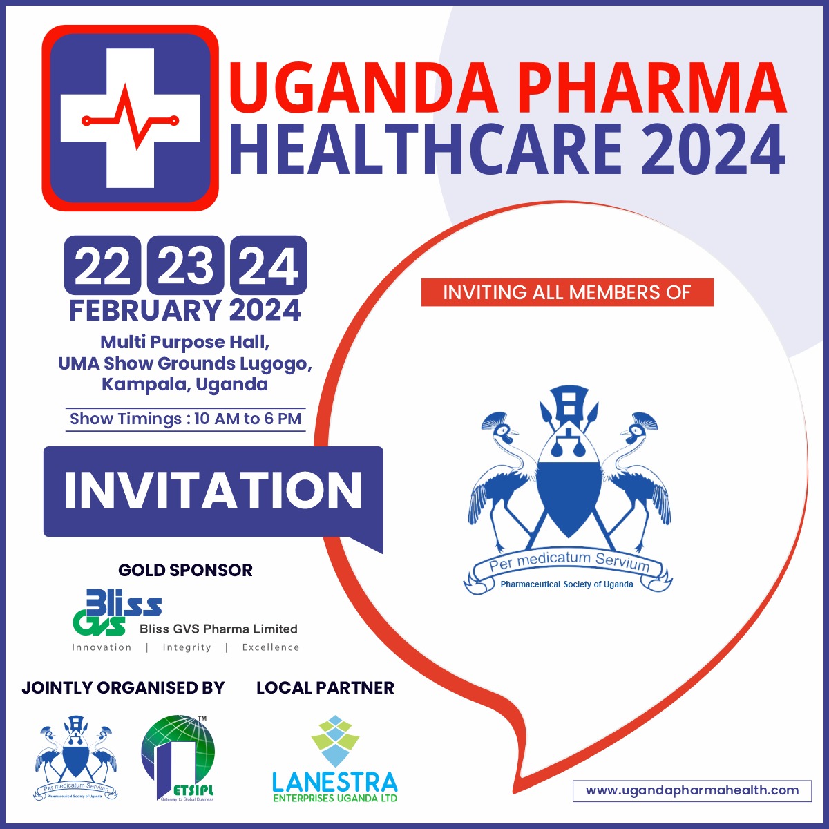 The 3rd edition of Uganda Pharma and Healthcare Exhibition 2024