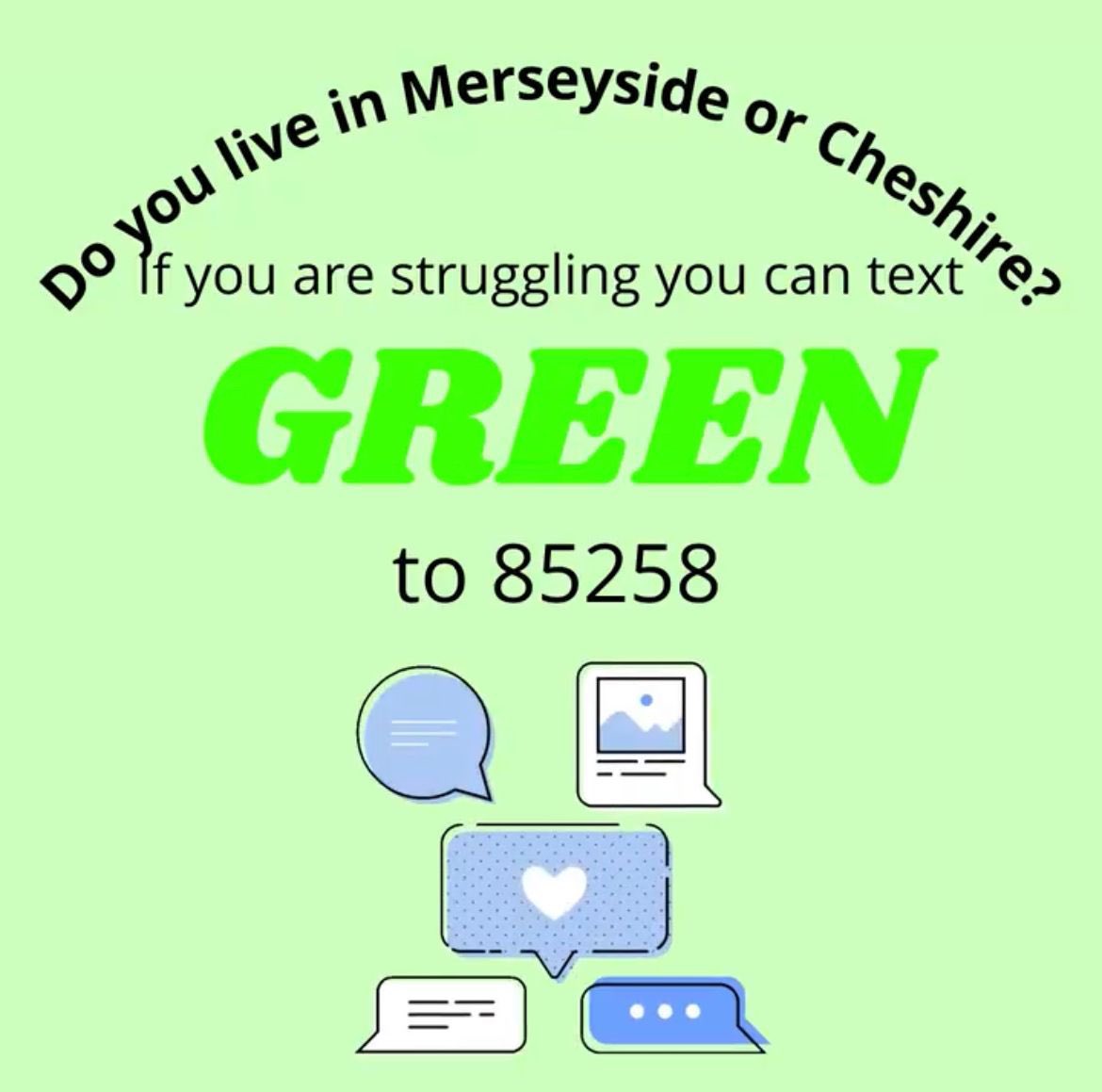 If you are a child or young person struggling and need urgent mental health support, you can contact @GiveUsAShout text the word ‘GREEN’ to 85258 💚 Don’t struggle alone 🧠 @CrisisCareAHH @CamhsSefton @LivCAMHSFYI @mymindfeed @CAMHSNews @Seftoncarers @TheForumAH @FreshCAMHS