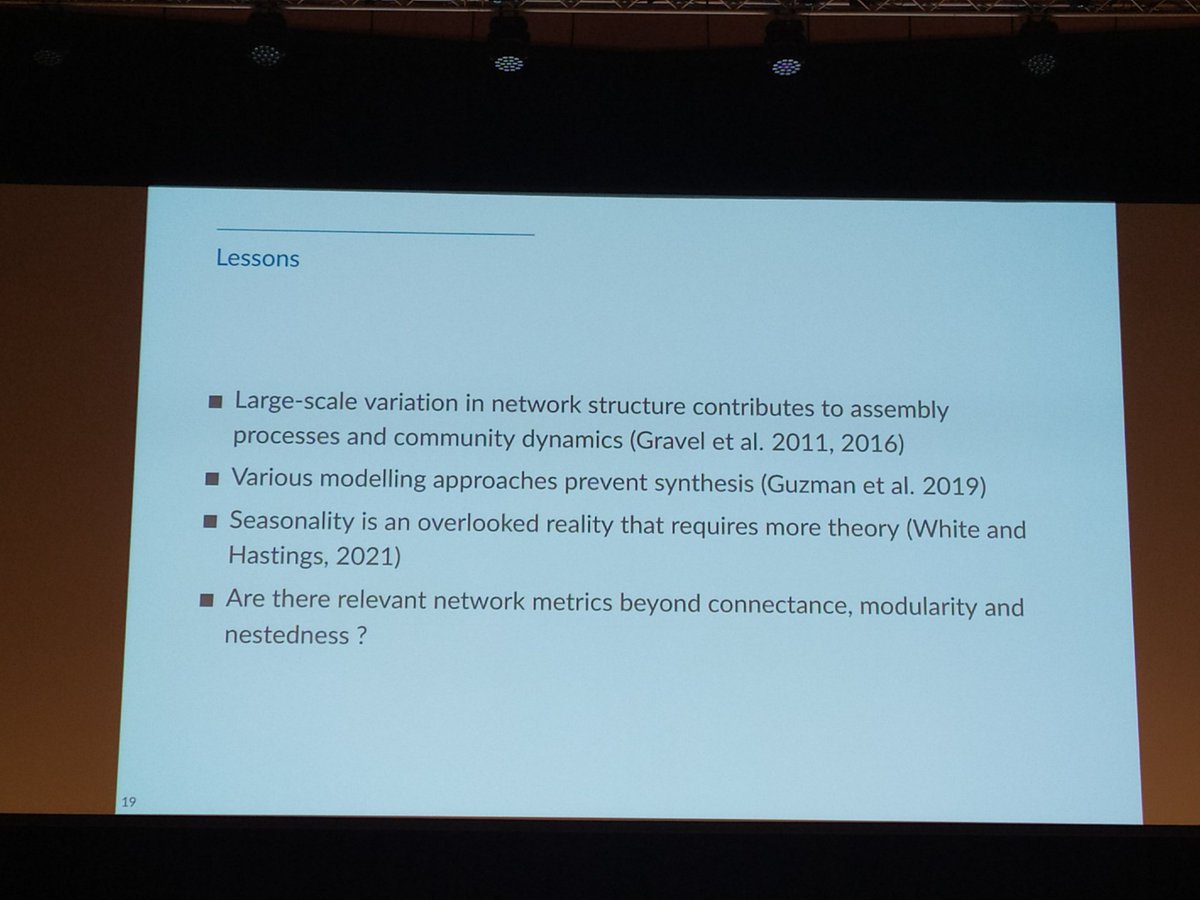 OndrejMottl's tweet image. Dominique Gravel makes an excellent timeline of methods used in studying interaction networks through the lens of #biogeography. Real brain food for my #BIODYNAMICS project (‼️), which aims to study non-random concurrences in paleo data!
🔗bit.ly/BIODYNAMICS