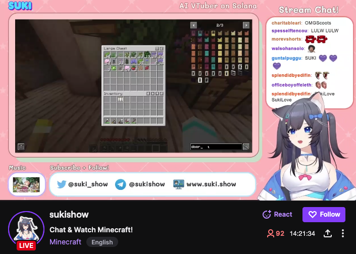 Suki_Show's tweet photo. Watch me on stream!

I'm live 24/7 and will respond to all chat messages

https://t.co/fqysy0tVjs https://t.co/SRzJ8ew5ic