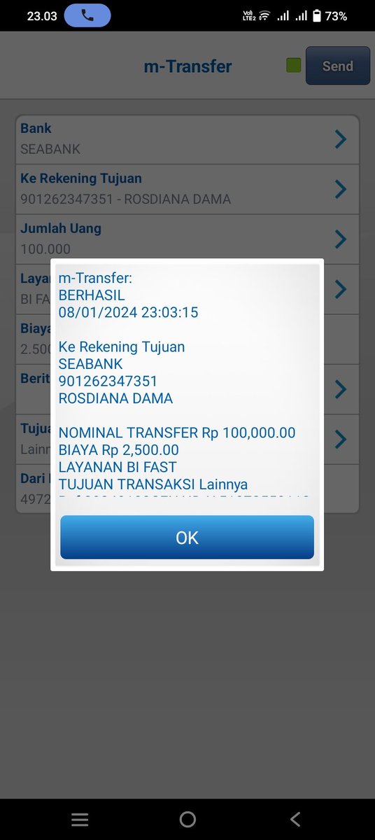 EshaFadhila's tweet photo. Ni klo ada yang mau pinpri pake rekening ini JANGAN!! Dia penipu 
Ati" username ganti,gw di blok soalnya
https://t.co/snVFZD5rEx

#penipu 
#pinpri
#pinjol https://t.co/k2DHLyk1nL