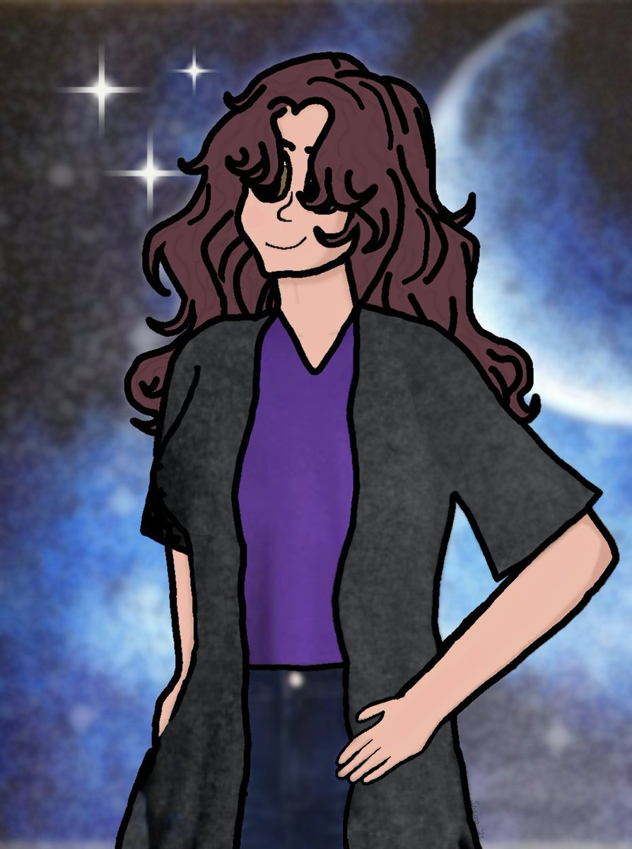 Made some fan art for @moonlit_mads ! I think it turned out pretty well! #moonlitdoodles