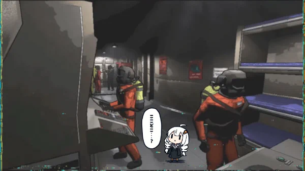 社畜の世界に迷い込んだアカリチャン。 