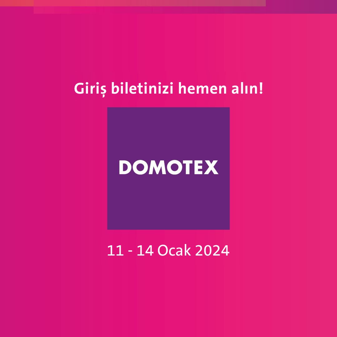 DOMOTEX Middle East tweet media