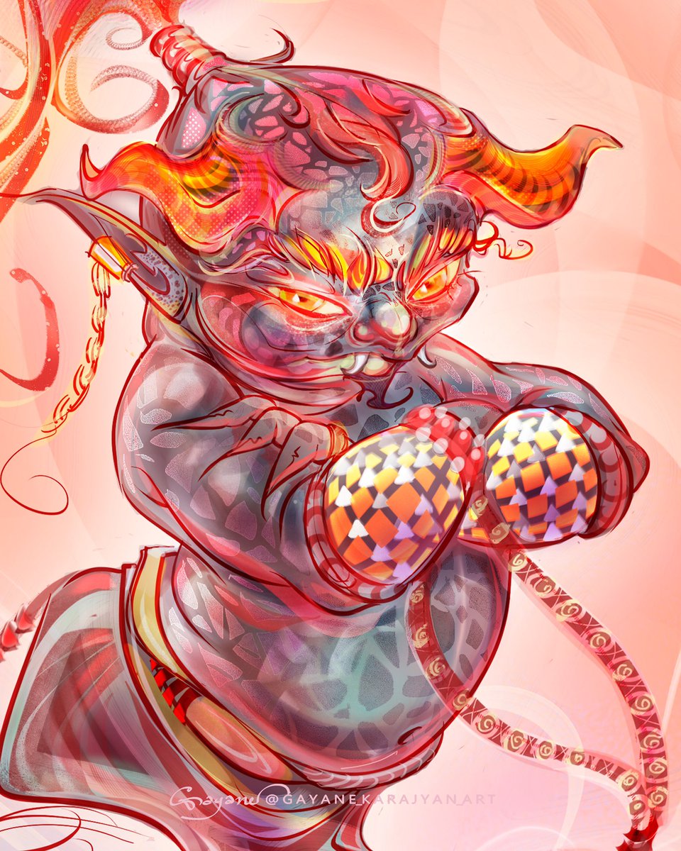 GKarajyan's tweet photo. Ifrit 🔥(Fire Djinn)🔥
#djinn #Elemental #fantasy #Fire https://t.co/BdadN8455D