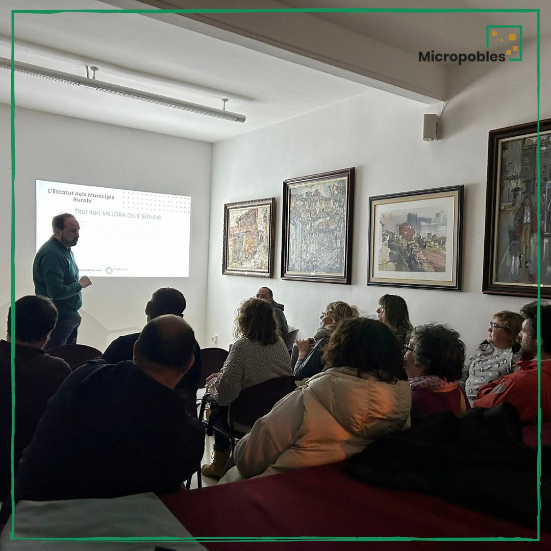 Micropobles's tweet photo. ✳️Primeres trobades sobre l'#EstatutDelMunicipiRural a #Talarn i #LEstany on hem parlat de sanitat, seguretat, educació i molt més.

👉Recollim propostes per millorar el text i posar el focus en el territori. Gràcies per la participació, avui ens veiem a Penelles!

#Micropobles https://t.co/Q2KtU3L38Y