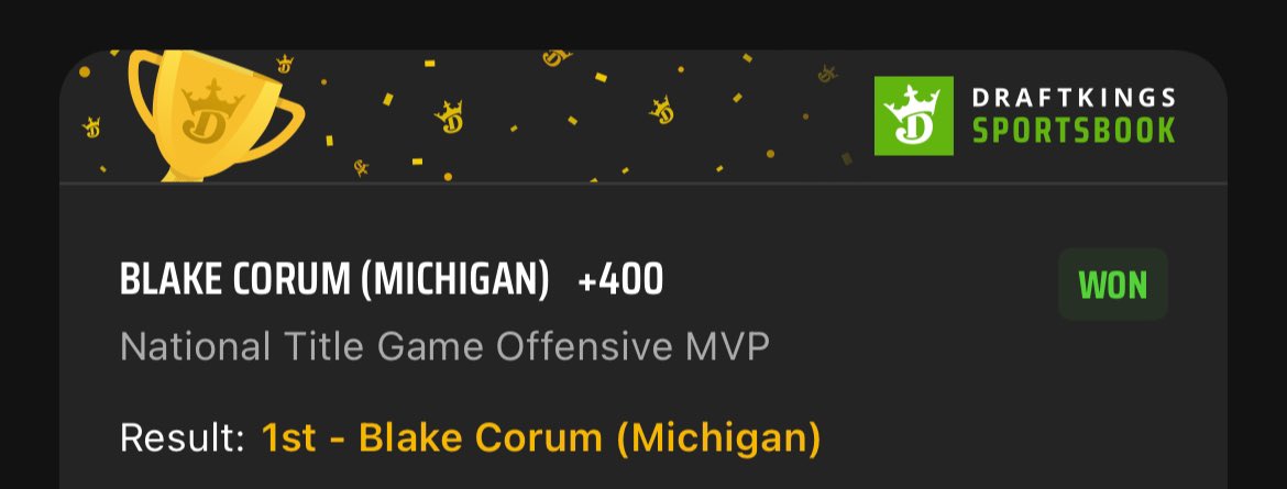 TheJanitorBets's tweet photo. @DKSportsbook @Marcus_Beau_VIP ended the season with a bang https://t.co/4QYKs3rJa7