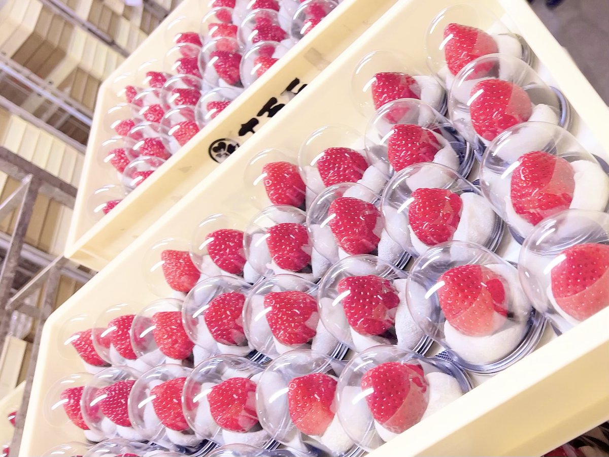 埼玉県プレミアム苺「あまりん」使用 「苺大福🍓」 1月10日(水)販売