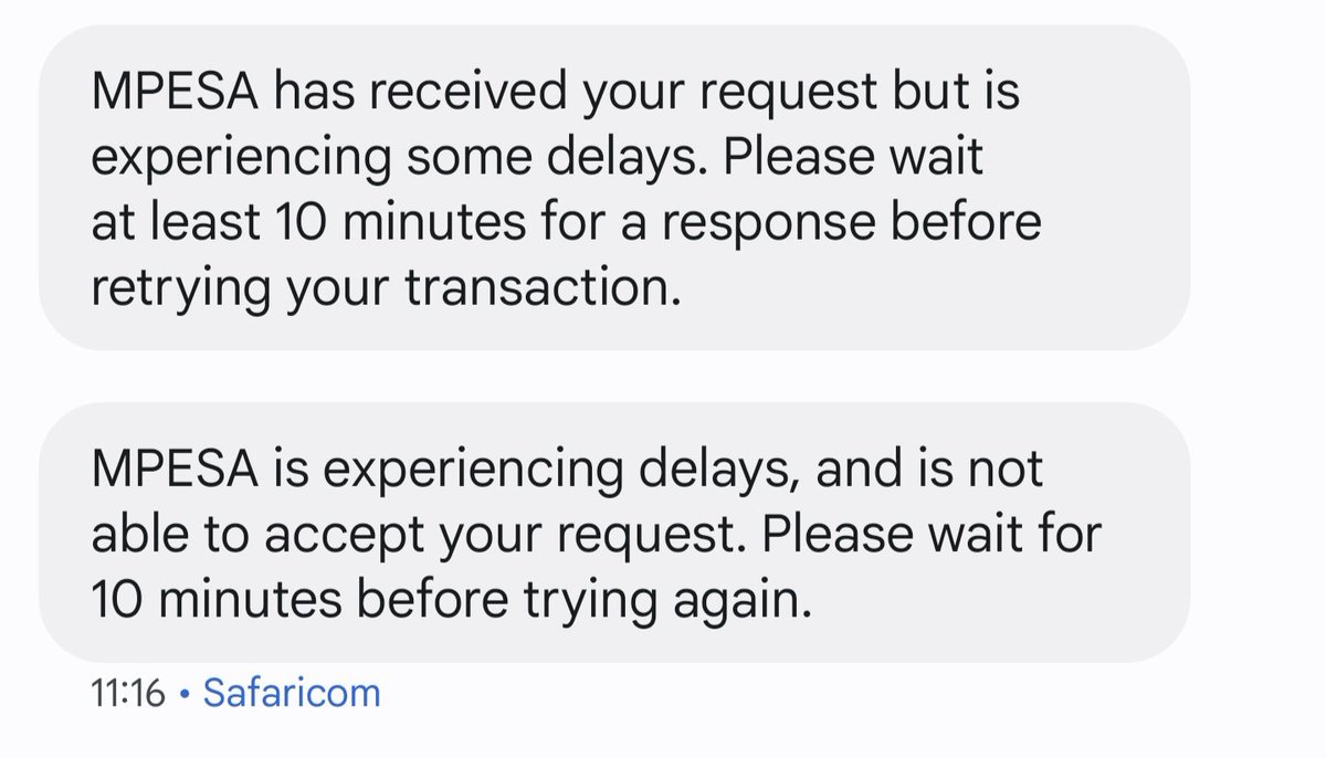 MihrThakar's tweet photo. Boom!

MPESA has crashed! https://t.co/6YKrFh2cJF