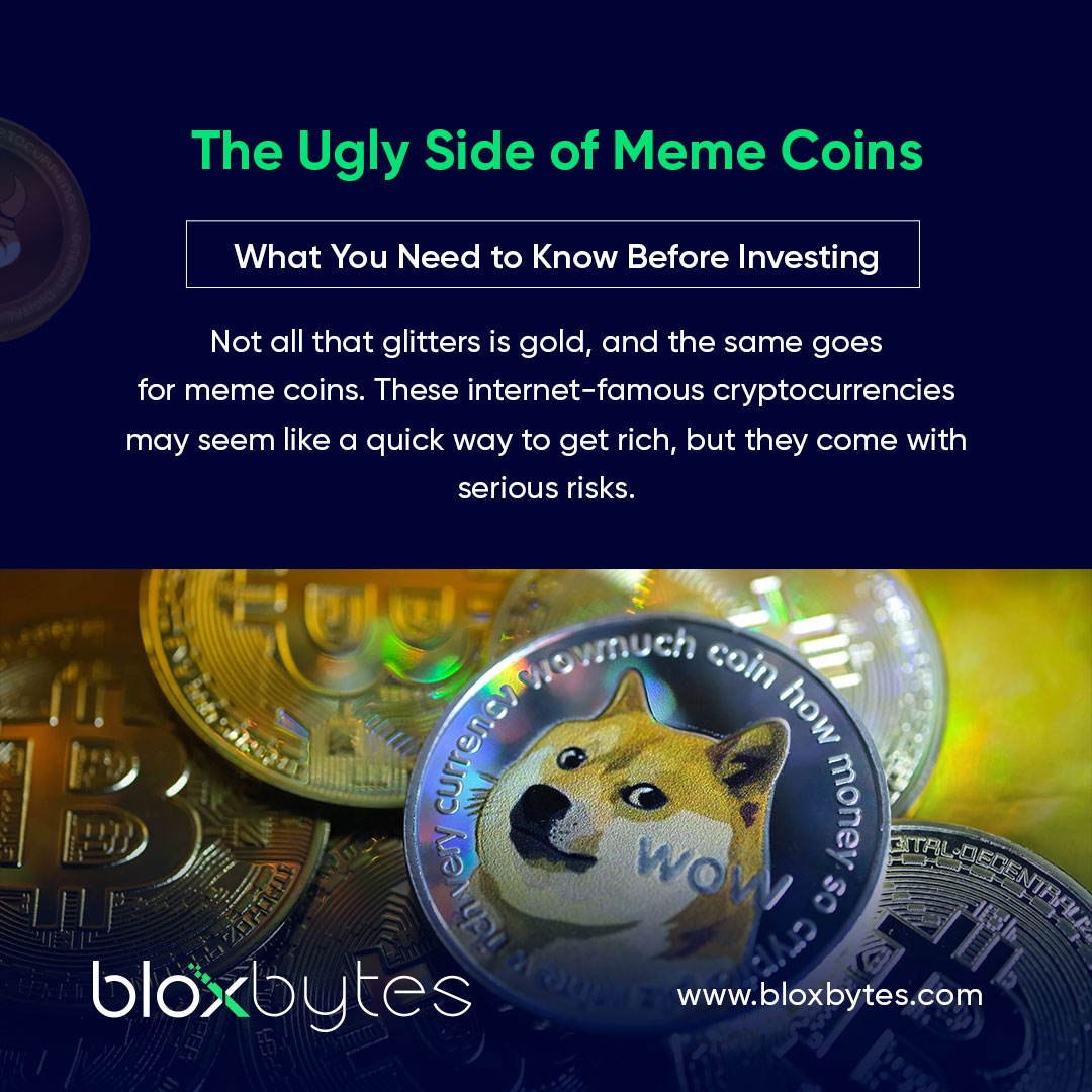 BloxBytes's tweet image. Meme coins may be funny, but are they profitable. Unmasking the dark side of crypto trends.  

Invest wisely, not virally.  

#BloxBytes #MemeCoins #MemeCoinTruth #CryptoCautions #DYOR #InvestSmartNotFast