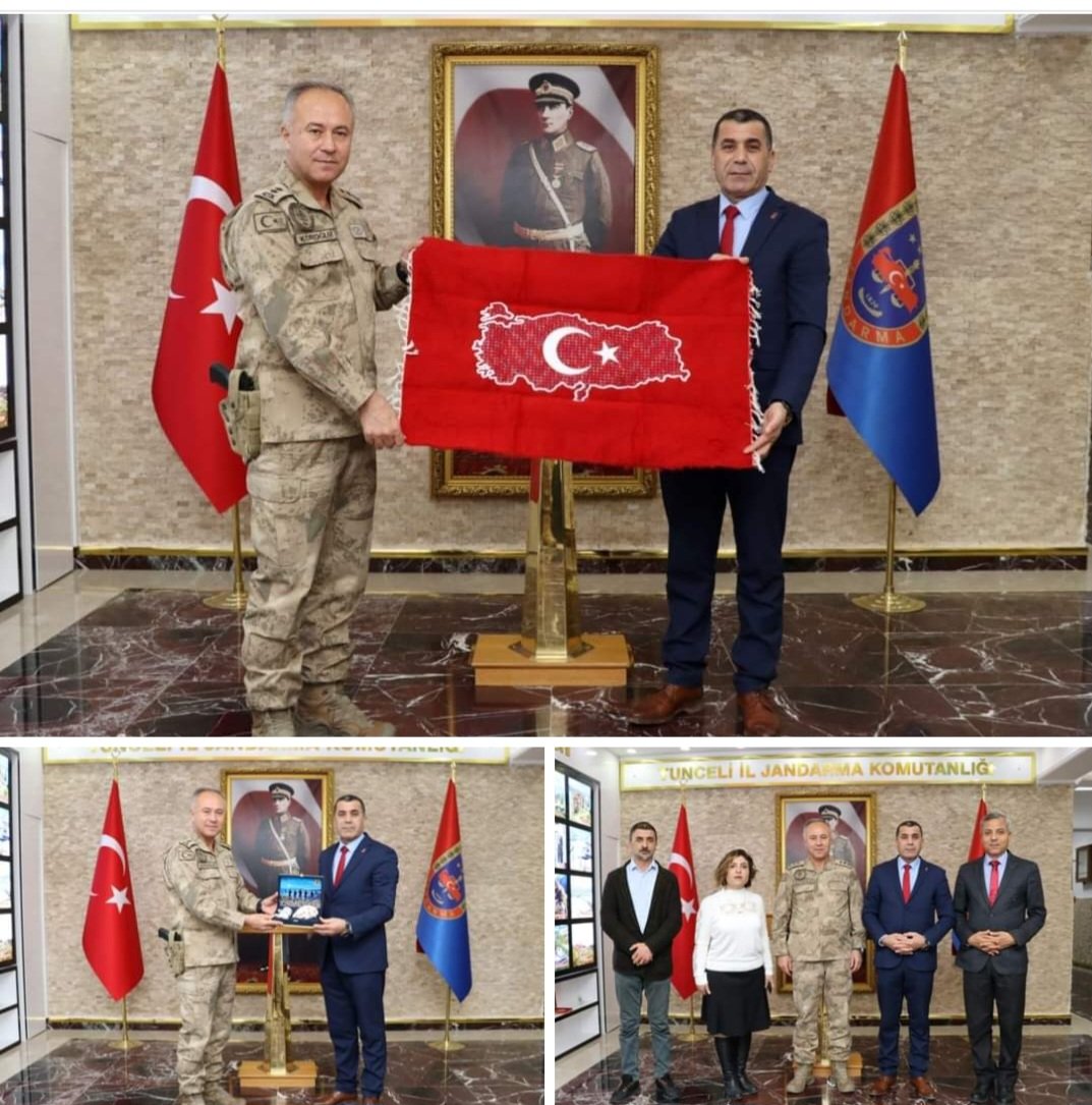 Tayyip DALGIN (@tayyip_dalgin) on Twitter photo Tunceli İl jandarma Alay Komutanı Sayın Tüm General Nuh KÖROĞLU Paşamızı ziyaret ederek Çalışmalarımız hakkında bilgi Alışverişinde bulunduk misafirperverliğinden ötürü Kıymetli Paşamıza tüm teşkilatım adına teşekkür ediyoruz <a href="/AliYerlikaya/">Ali Yerlikaya</a> <a href="/jandarma/">T.C. Jandarma Gn. K</a> <a href="/TunceliValiligi/">T.C.Tunceli Valiliği</a> Tunceli İl jandarma Alay Komutanı Sayın Tüm General Nuh KÖROĞLU Paşamızı ziyaret ederek Çalışmalarımız hakkında bilgi Alışverişinde bulunduk misafirperverliğinden ötürü Kıymetli Paşamıza tüm teşkilatım adına teşekkür ediyoruz <a href="/AliYerlikaya/">Ali Yerlikaya</a> <a href="/jandarma/">T.C. Jandarma Gn. K</a> <a href="/TunceliValiligi/">T.C.Tunceli Valiliği</a>