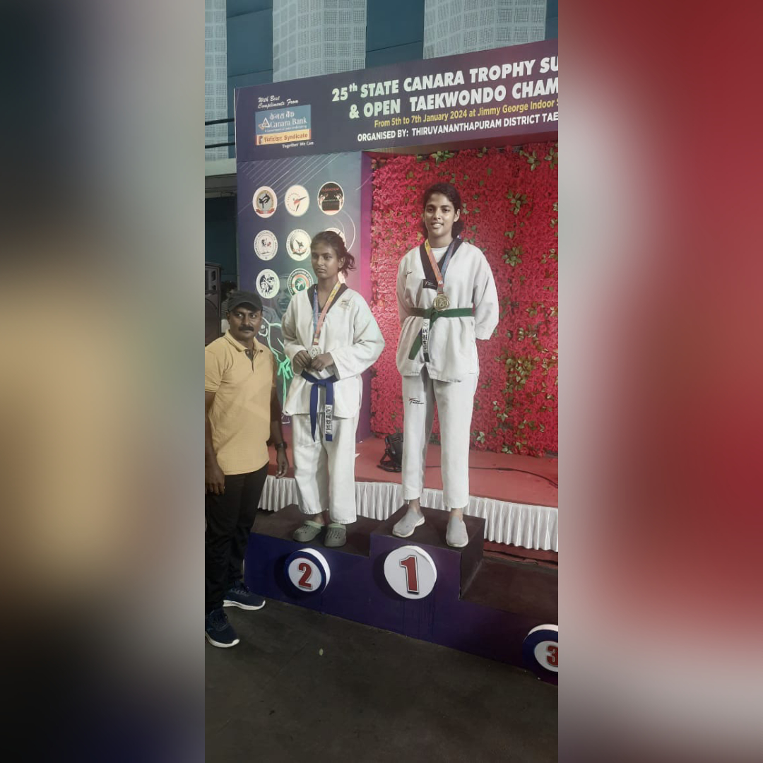 Angel Merin Jacob from IX E secured Gold medal in Taekwondo open state championship.

#NBV #Bethany #AngelMerinJacob #TaekwondoChampion #GoldMedal #OpenStateChampionship #AthleteAchievement