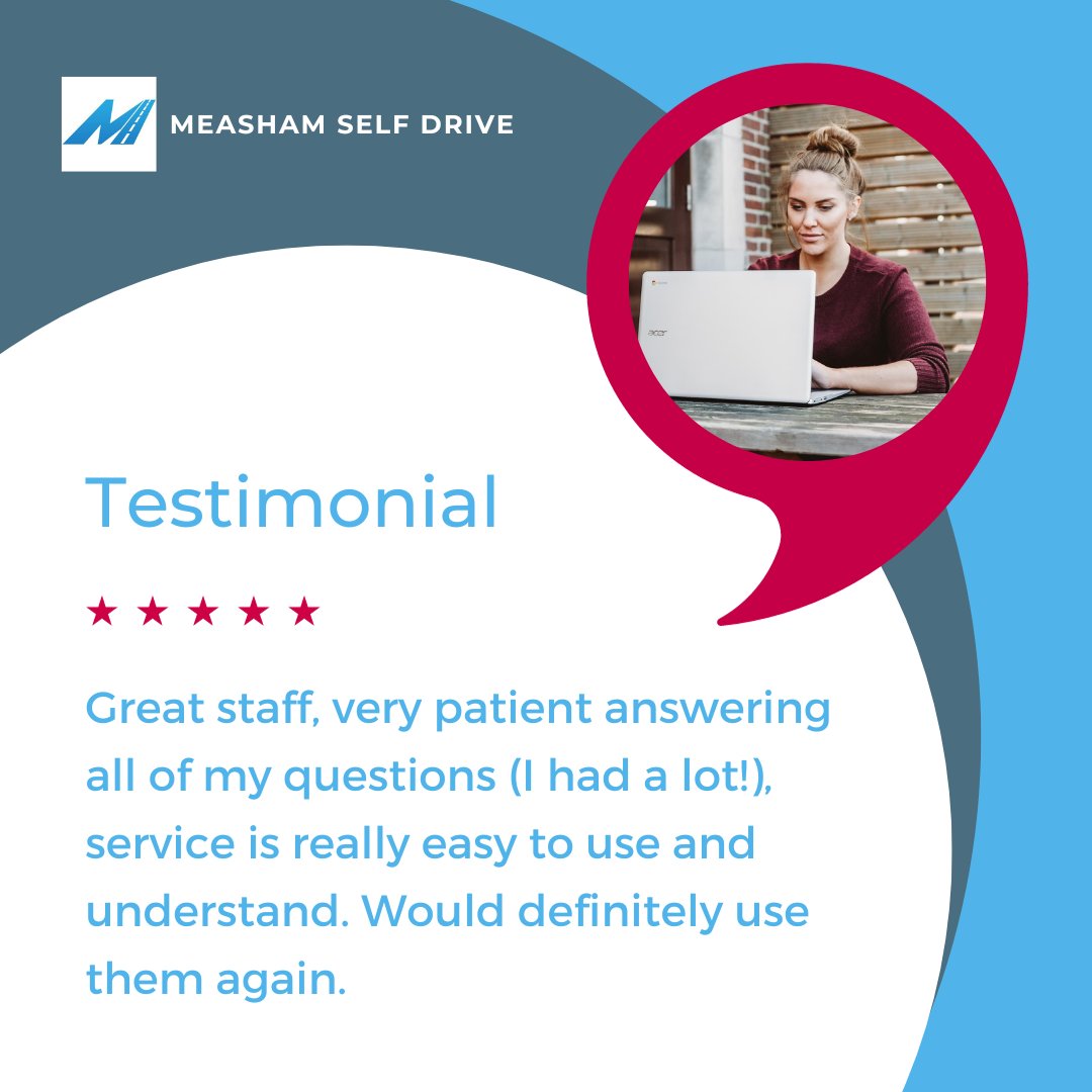 Meashams's tweet image. If you want to chat about vehicle hire in West London, call the Meashams team today on 0208 578 6858. We're always happy to help! 

#carhire #vanhire #minibushire #london #reviews #TestomonialTuesday