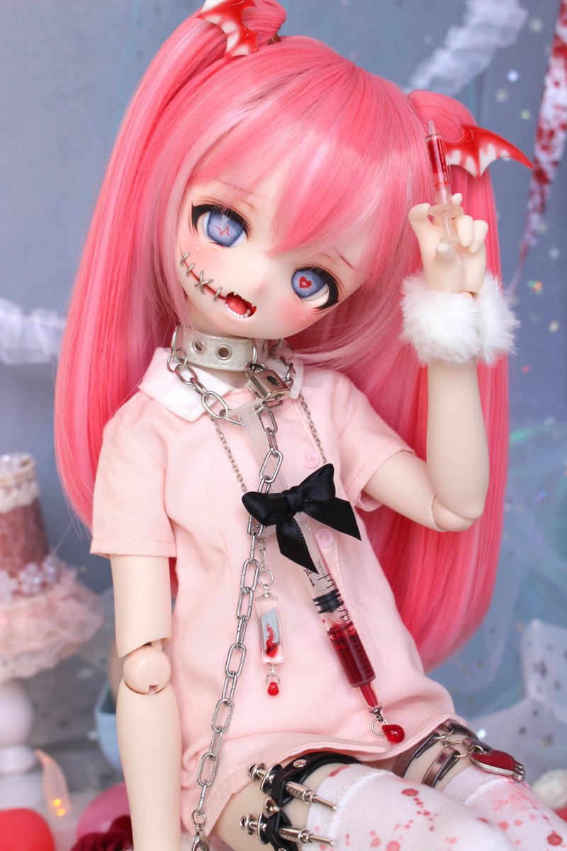 かわいいアイテムたち❤️‍🩹 ヘアピン🦇 #ドクロうさぎ商店 注射器