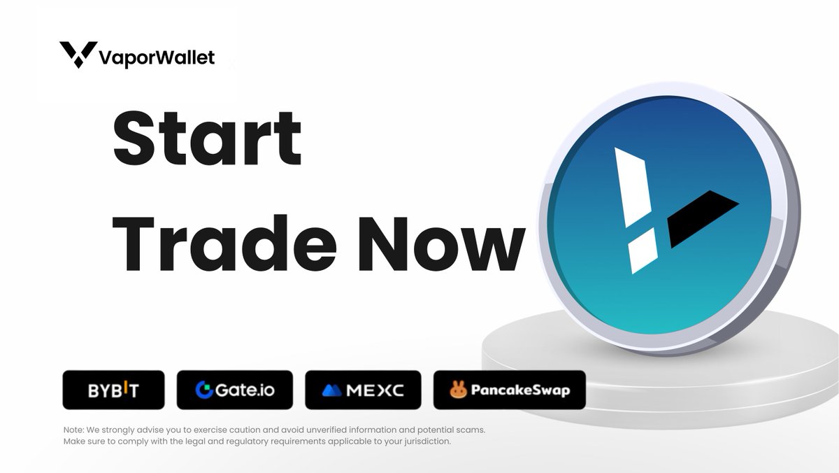 $VPR is now live! Start trading and earn through staking Now!🔥🚀 ✅Bybit: bybit.com/en/trade/spot/…… ✅Gate.io: gate.io/trade/VPR_USDT ✅Mexc: mexc.com/exchange/VPR_U… ✅Dextool: dextools.io/app/en/bnb/pai… ✅Staking: bybit.com/en/earn/saving…… ✅Staking Info: