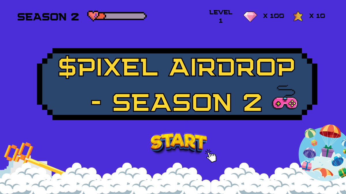 CharlieDeFiNews's tweet photo. The @pixels_online airdrop season 2 just arrived!
You can earn free $PIXEL tokens just by playing.
Season 1 rewards are coming in 1 week, have you missed it? Don’t miss Season 2!

Do the following tasks to qualify for $PIXEL airdrop 🪂 🧵 1/14