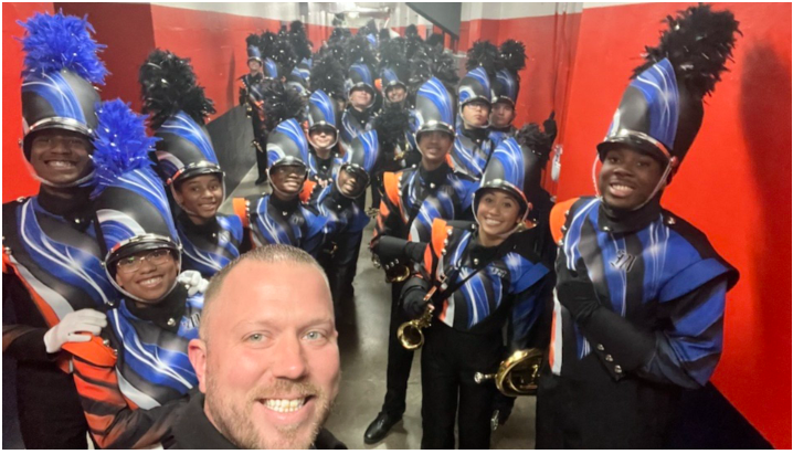 These are the faces of the winners of the Mettalica Competition @MalverneUFSD . The Pride of Malverne brought it home and we are sooooo proud of them @MalverneHS @MalverneMusic @MalverneBand #excellenceonpurpose @Metallica .