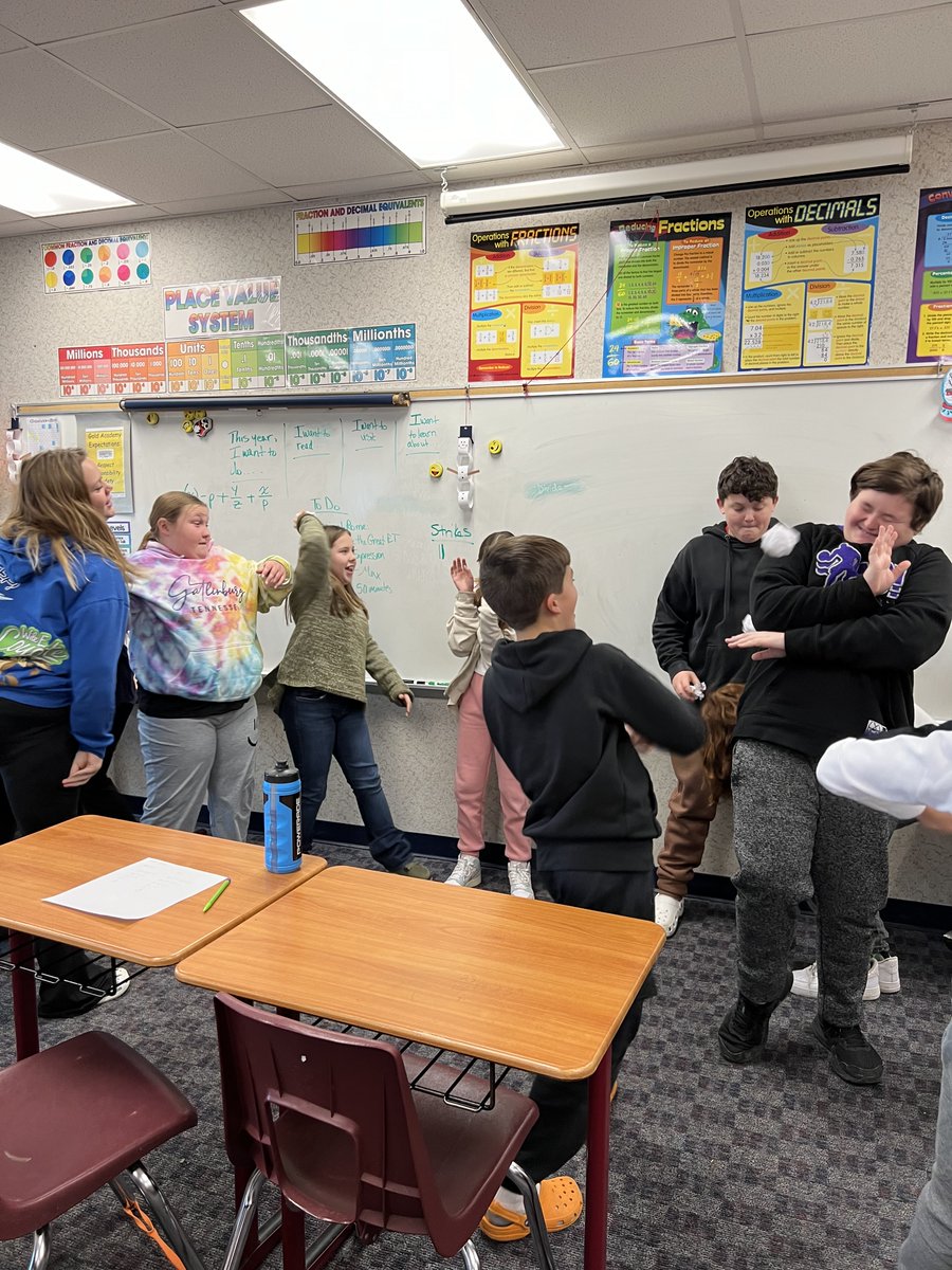 "Snowball" fun in a review of important math skills from the 1st semester - Miss Uebelhor 6th grade class.
<a href="/MSDDecatur/">MSD Decatur</a> #DecaturProud