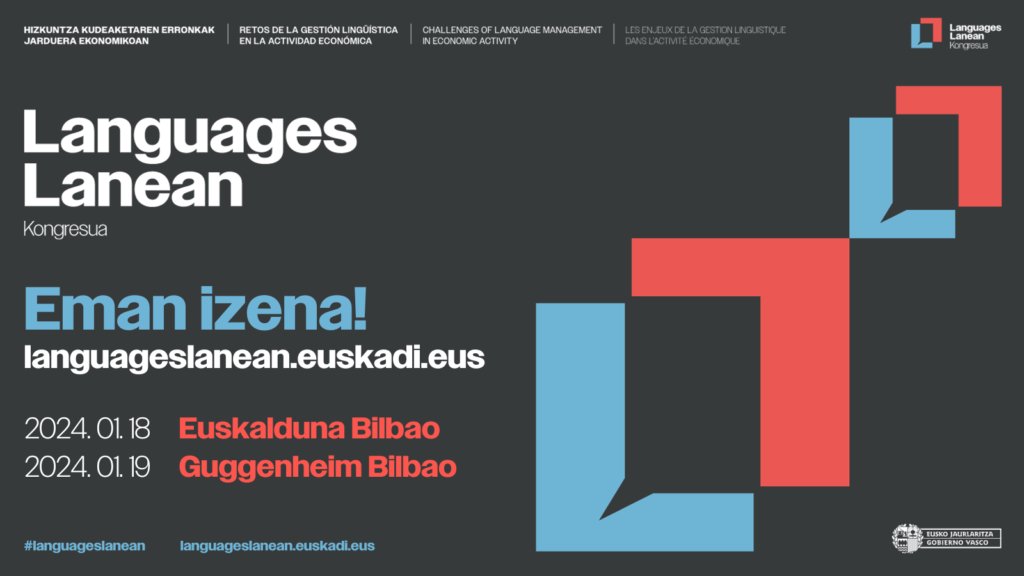 grupospri's tweet photo. 🗣️ SPRIk #nazioartekotzeari buruzko mahai-ingurua moderatuko du @LanguagesEJGV kongresuan.
📅 Topaketa urtarrilaren 18an eta 19an izango da eta hizkuntza kudeaketak lan arloan dituen erronkak aztertuko dira.
📝https://t.co/LBf9VBCIoH
#SPRITaldea #Euskara #Indeus #Hizkuntza https://t.co/BE7AX3znR6
