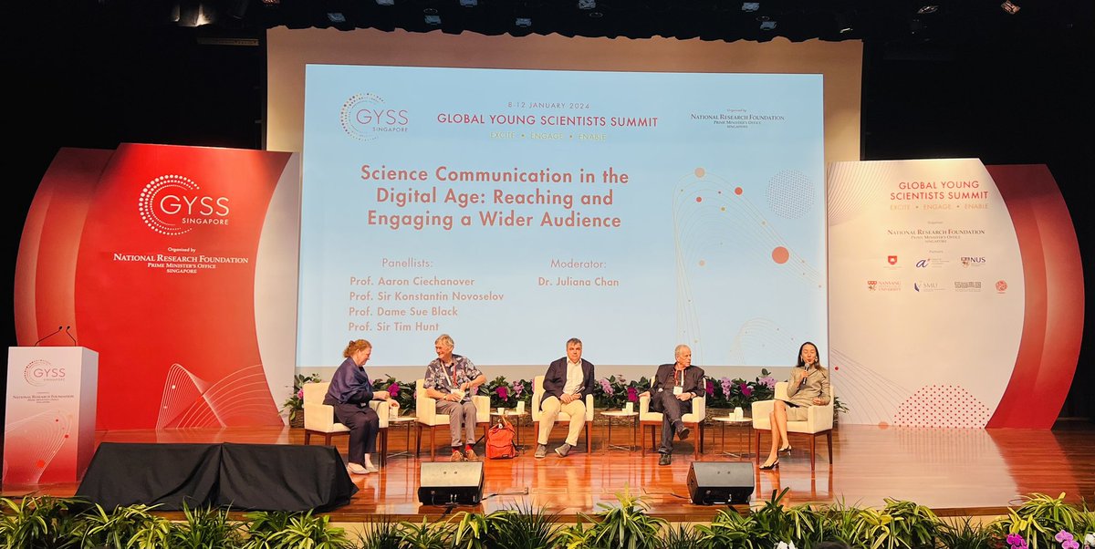 Day 1 of the Global Young Scientists Summit done and dusted! My highlight of the day was the panel discussion and the small group session with Prof Dame Sue Black who regaled us with stories from her career as a forensic anthropologist 🧪💀
#GYSS2024 #fusioninsession
