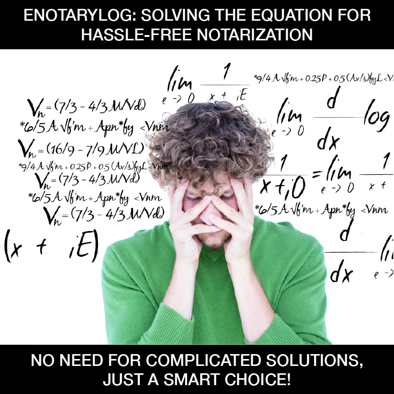 eNotarylog's tweet image. #eNotaryLog: Solving the equation for hassle-free notarization. No need for complicated solutions just a smart choice! #DigitalNotary #eNotary #NotaryLife #NotaryPublic #OnlineNotaryPublic #RemoteNotary hubs.la/Q02dL3NS0