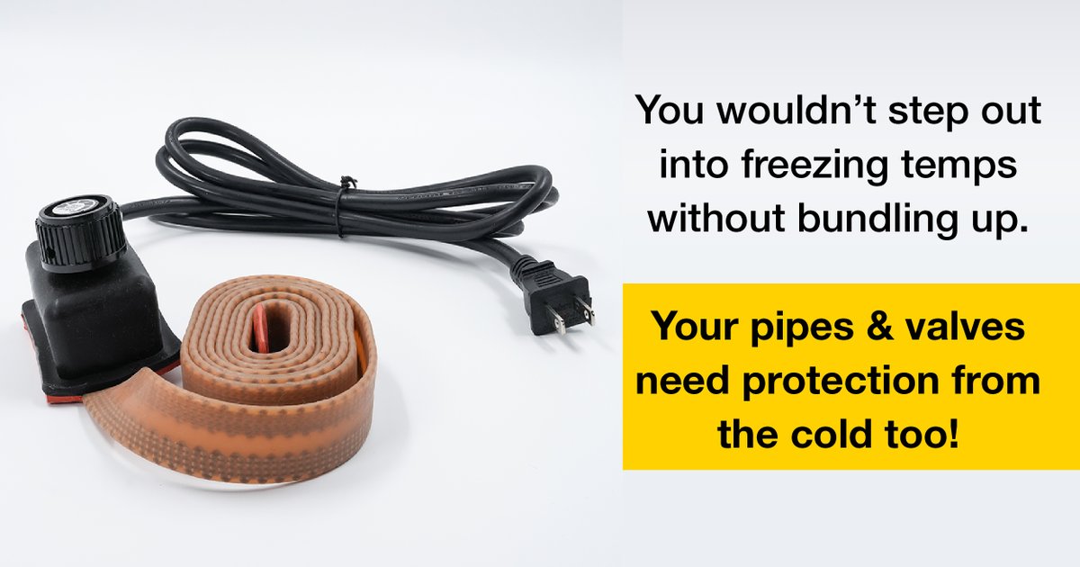 TPCWire's tweet photo. Our Thermostatically Controlled Heat Trace Assembly is designed for  de-icing of frozen pipes and valves. Get a quote: https://t.co/6hkACendy7  

#wireandcable https://t.co/Un74Gun9d4