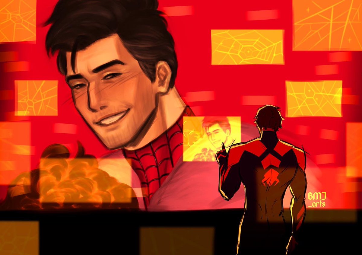 kinda late to the trend but i miss my old man yaoi

#spiderdads #MiguelOHara #PeterBParker