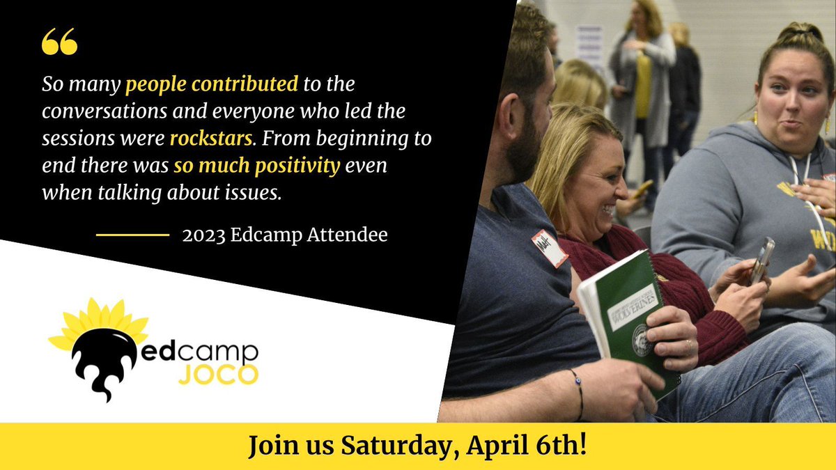 We are so excited to officially kick off registration!
Register for Edcamp JOCOKS 2024 here: buff.ly/4aRiueA 

#ksedchat #moedchat #kansanscan