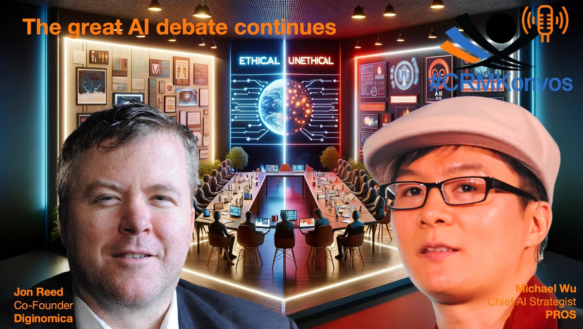 twieberneit's tweet image. The great AI debate!

Analysts, let's keep #AI real, no vendor 'cloud cuckoo land'! #GroundedAI #TechReality

Today, Tue Jan 9 10am PT / 1 pm ET / 7 pm CET
LIVE

LI zurl.co/Xx8u
YT zurl.co/bKvy
FB zurl.co/EHrY
X @twieberneit &amp;amp; @lonerangerCRM