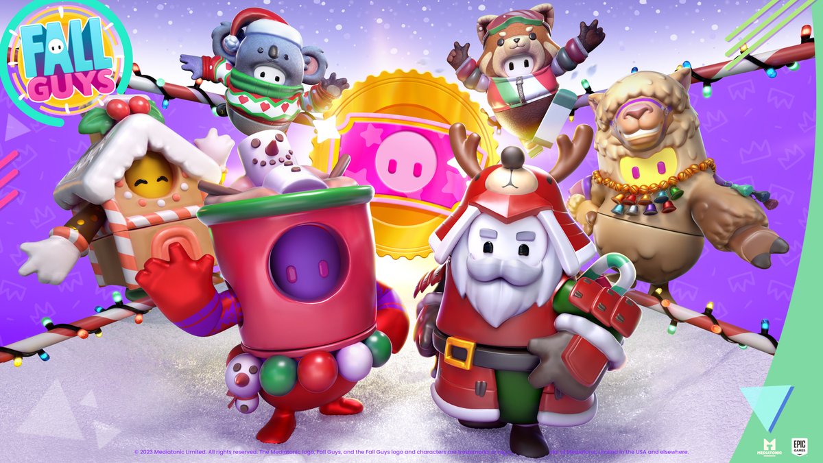 FallGuysGame's tweet photo. Have you completed the Winter Blunderland Fame Pass? https://t.co/vPOozd5tWr