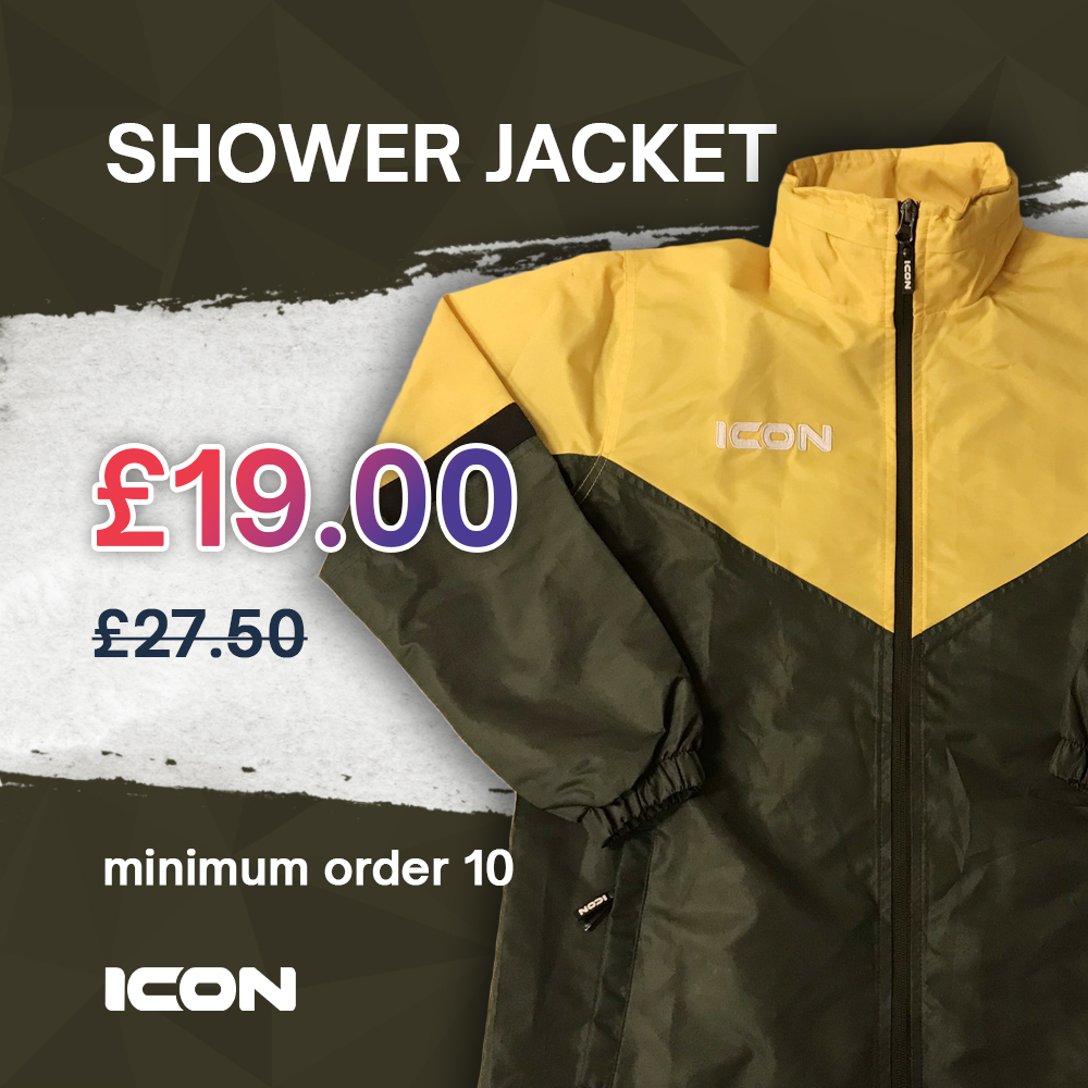 Get your team fully equipped for those wintery showers our Shower Jacket ☔

Custom-made to match your team colours and badge.

Get yours now with our special offer💯
DM or email sales@iconsports.co.uk for more info📞
#iconsports #iconsportsuk #teamwear