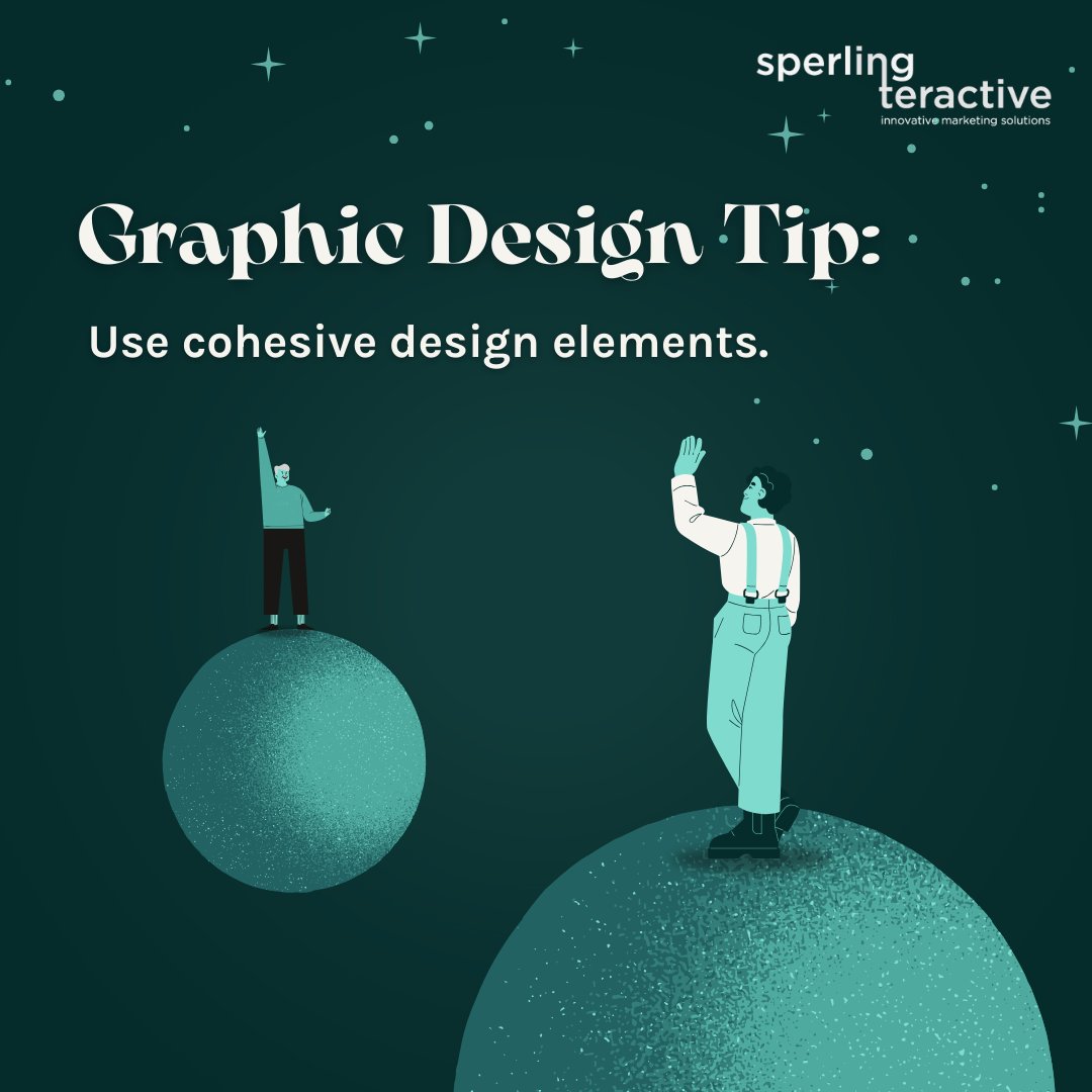 SperlingInterac's tweet image. To create a successful design, it is important to use cohesive design elements. Integrating logos, colors, typography, and UI components seamlessly can help create a consistent and recognizable brand identity.