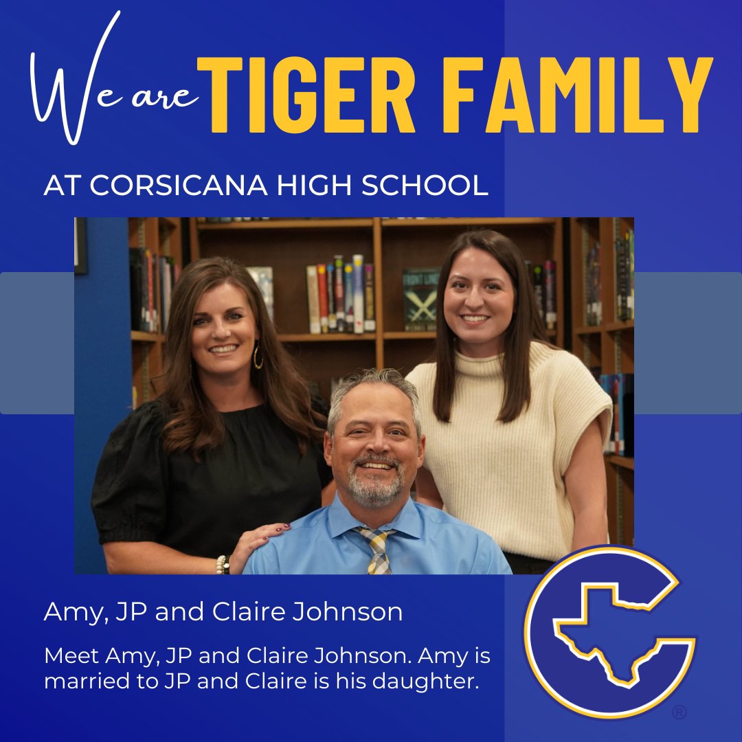 Meet husband and wife JP and Amy Johnson and JP’s daughter Claire. JP is the College, Career, and Military Readiness Administrator, Amy is the Gear Up Coordinator, and Claire is an Assistant Volleyball and Powerlifting Coach. Read more here: shorturl.at/bjvCR