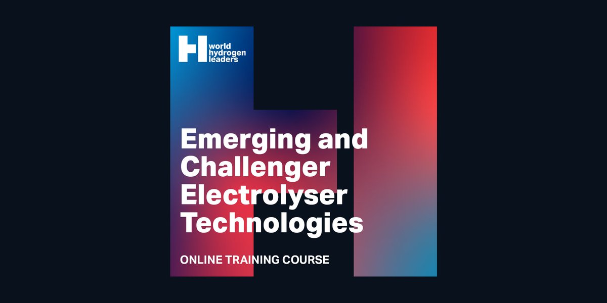 HydrogenLeaders's tweet image. 💥2 DAYS LEFT TO REGISTER: Emerging and Challenger #Electrolyser Technologies [Online Training Course]

📆Thursday, 11 January
🕑14:00 - 17:00 CET

📌Online 

📑Download the brochure to learn more: ow.ly/L7Fv50QnQQn

🎟️Secure your place: ow.ly/4Lzo50QnQQG

#h2tech